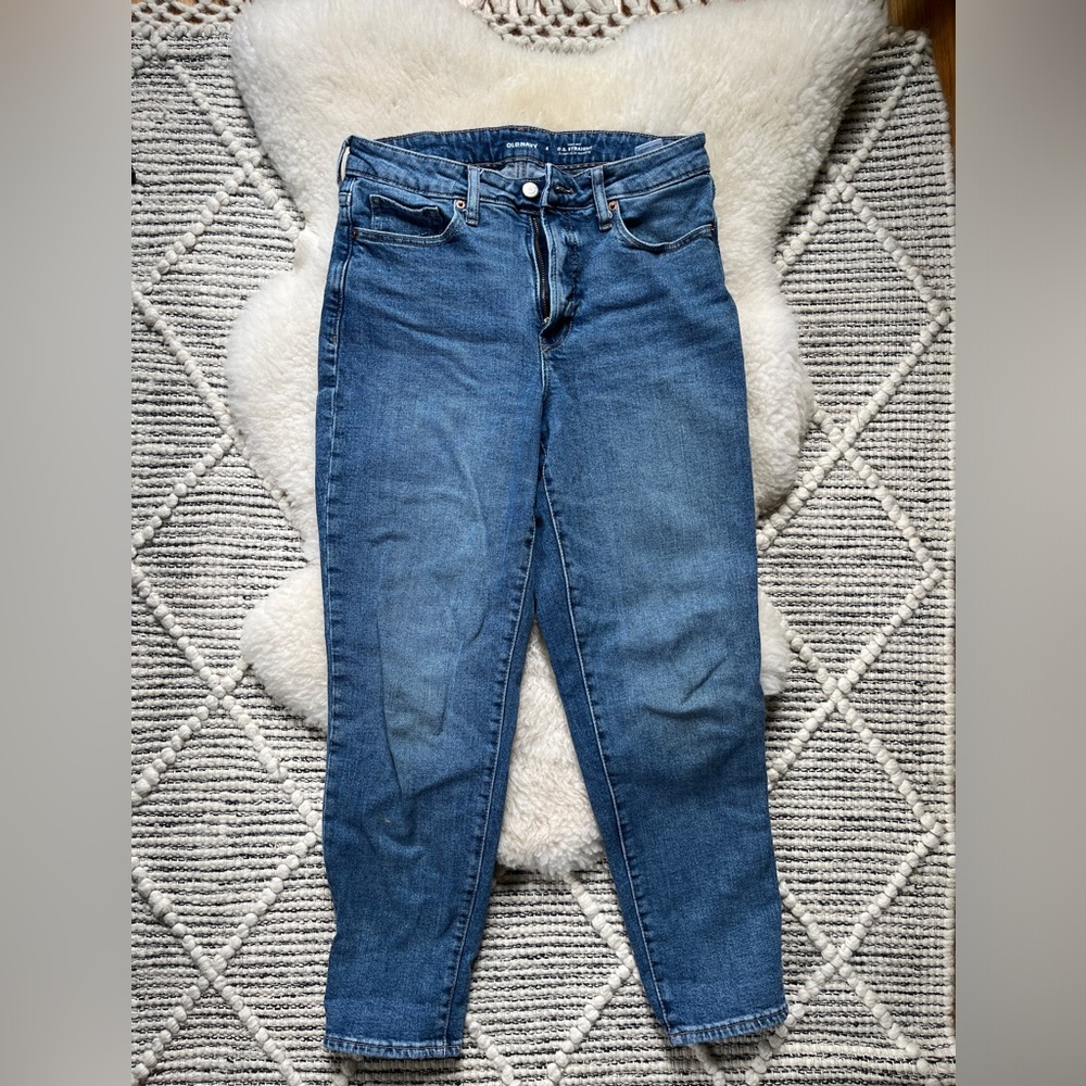 OG High Rise Straight Leg Old Navy Jeans Denim